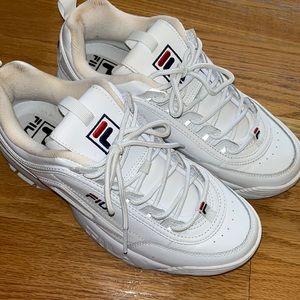 Fila All White Sneakers